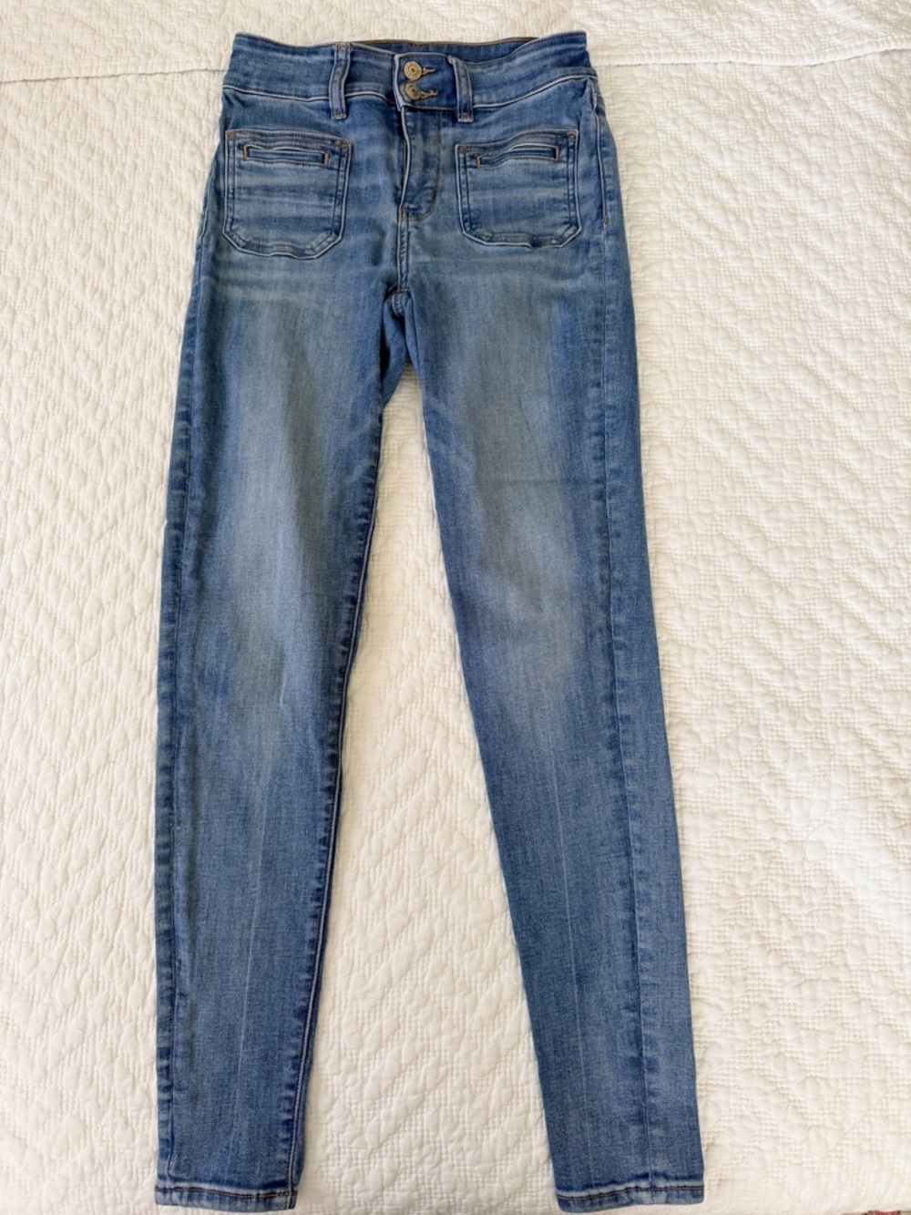 American Eagle Outfitters Light Blue Skinny Jeans
